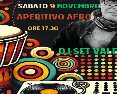 Aperitivo Afro Dj set Vale